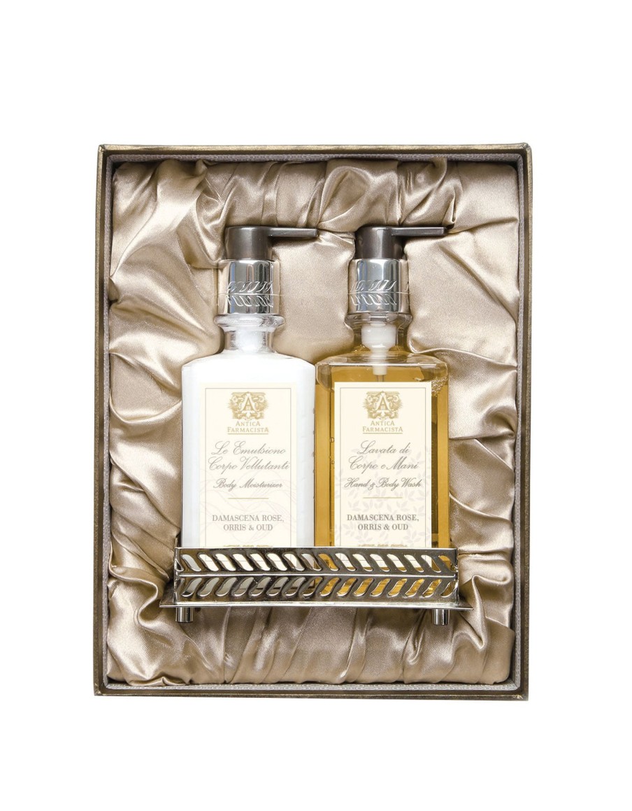 More Antica Farmacista | Nickel Bath & Body Gift Set: Damascena Rose, Orris & Oud