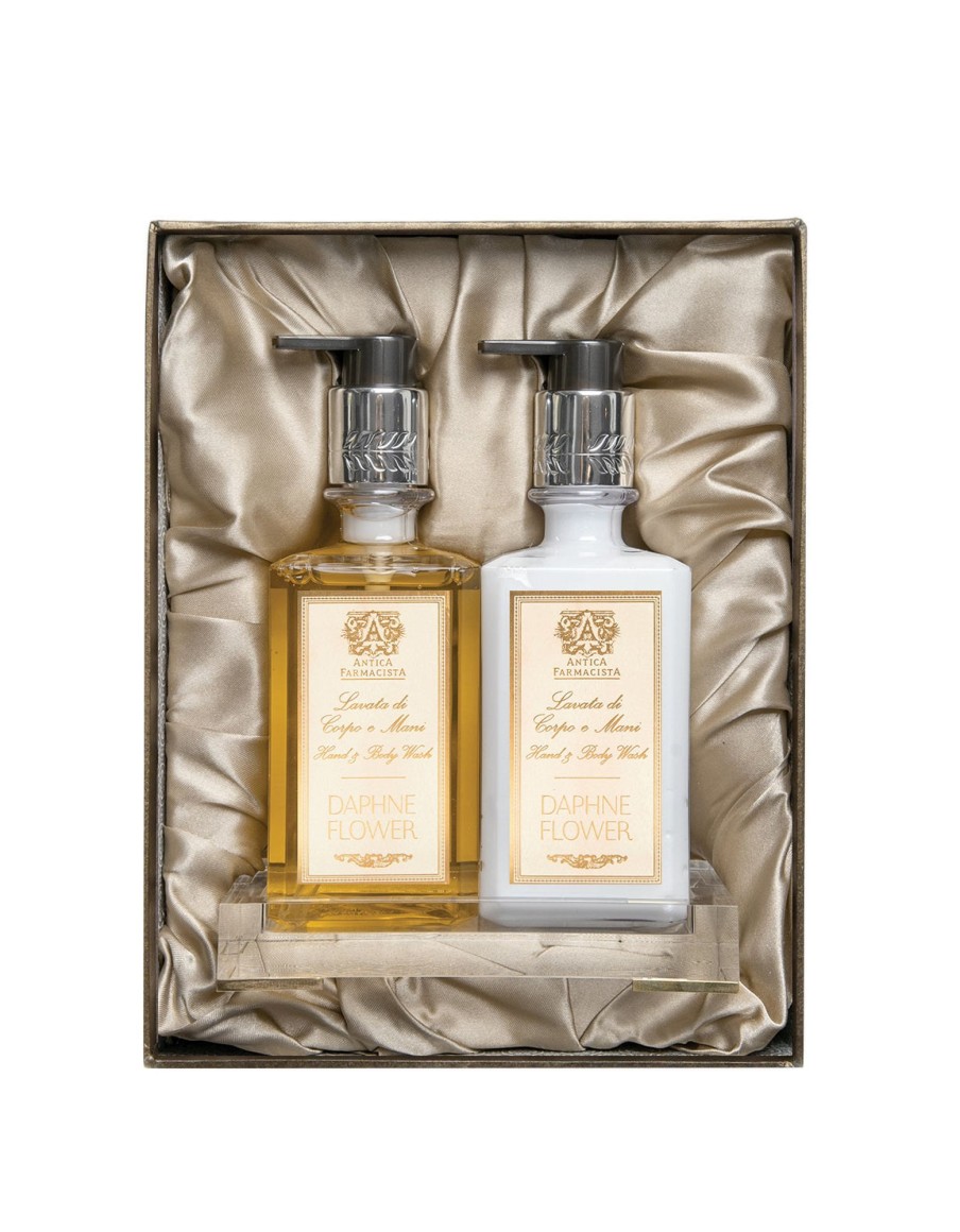 More Antica Farmacista | Acrylic Bath & Body Gift Set: Daphne Flower