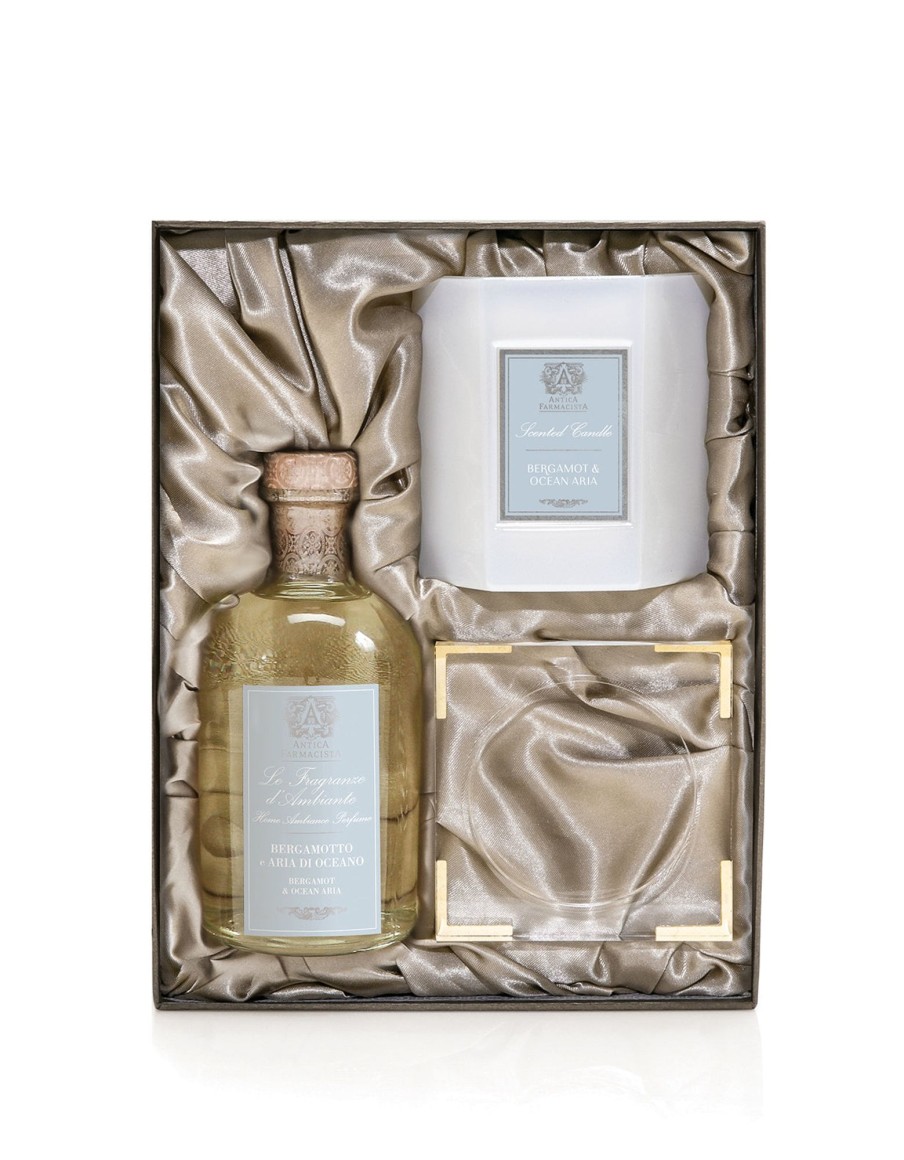 More Antica Farmacista | Acrylic Home Ambiance Gift Set: Bergamot & Ocean Aria