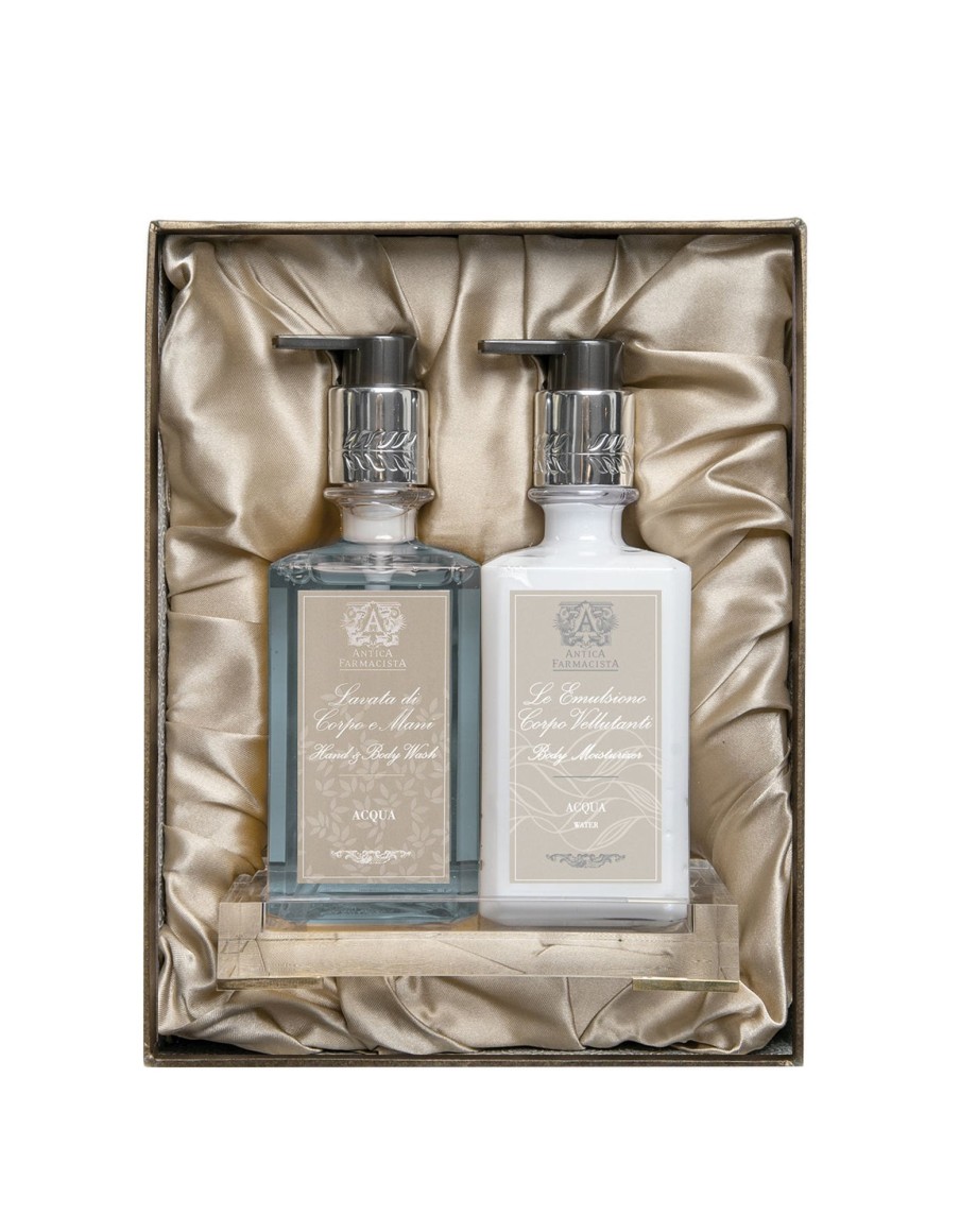 More Antica Farmacista | Acrylic Bath & Body Gift Set: Acqua