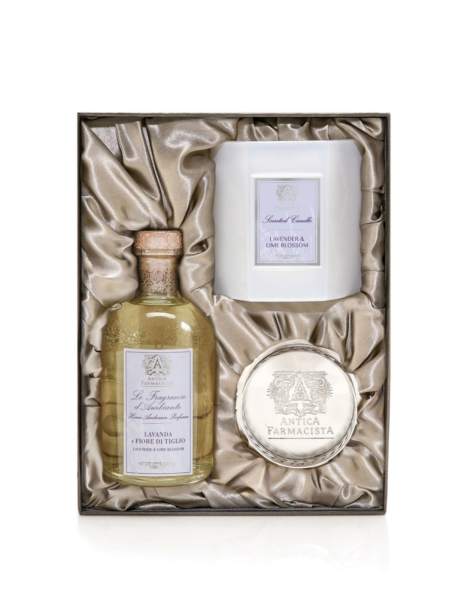 More Antica Farmacista | Nickel Home Ambiance Gift Set: Lavender & Lime Blossom