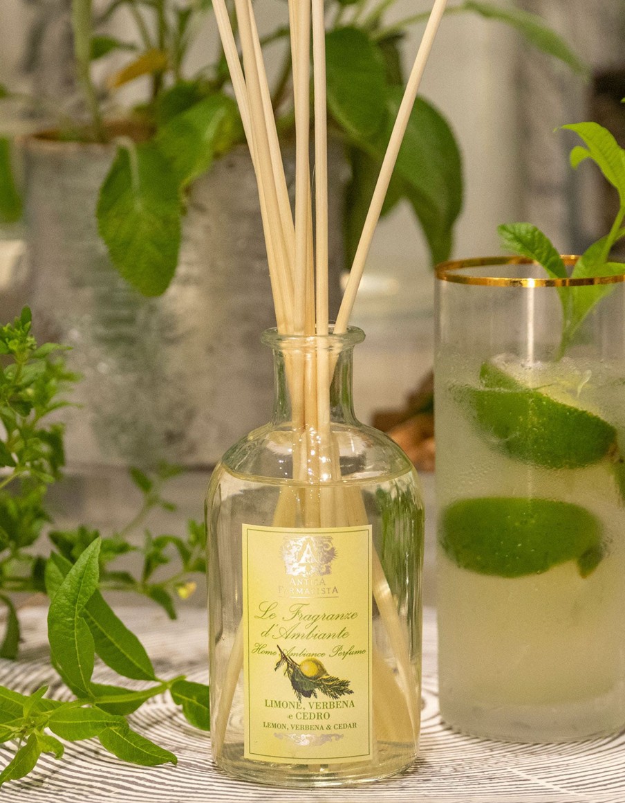 Homen Antica Farmacista | 250Ml Lemon, Verbena & Cedar Reed Diffuser