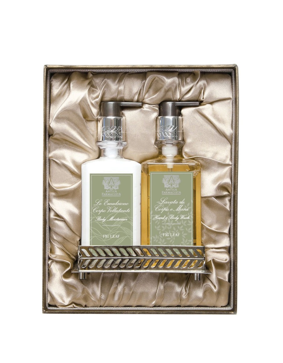 More Antica Farmacista | Nickel Bath & Body Gift Set: Fig Leaf