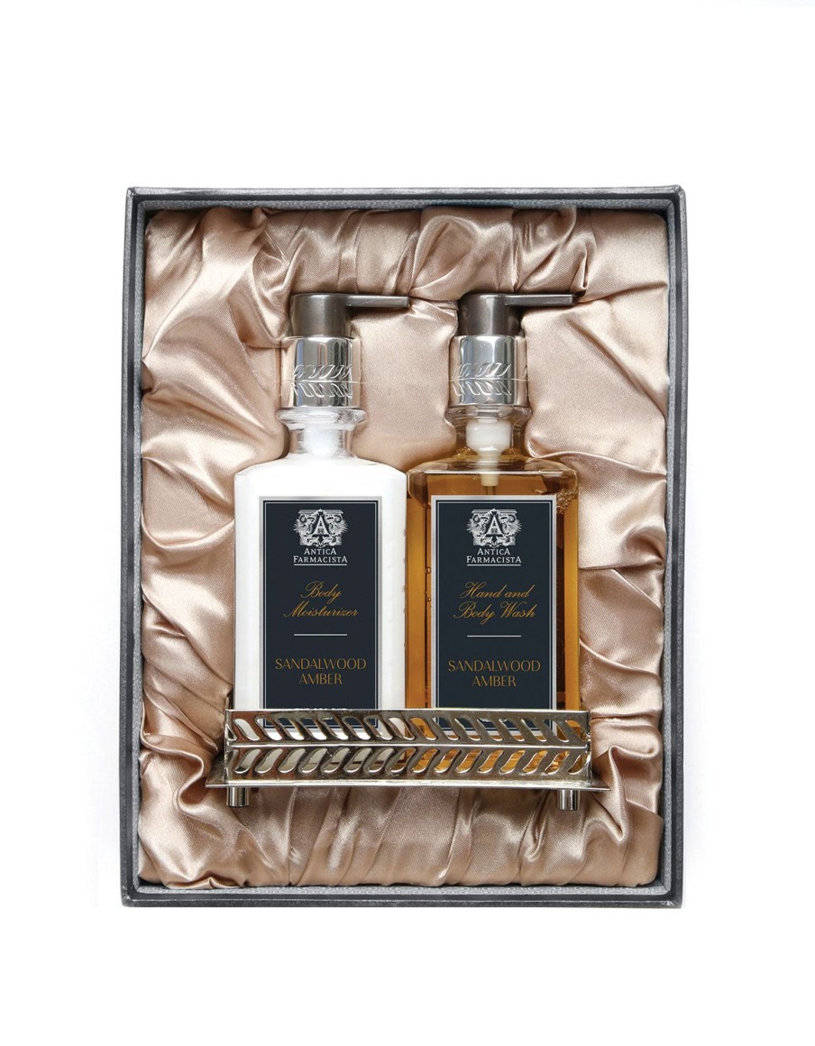 More Antica Farmacista | Nickel Bath & Body Gift Set: Sandalwood Amber