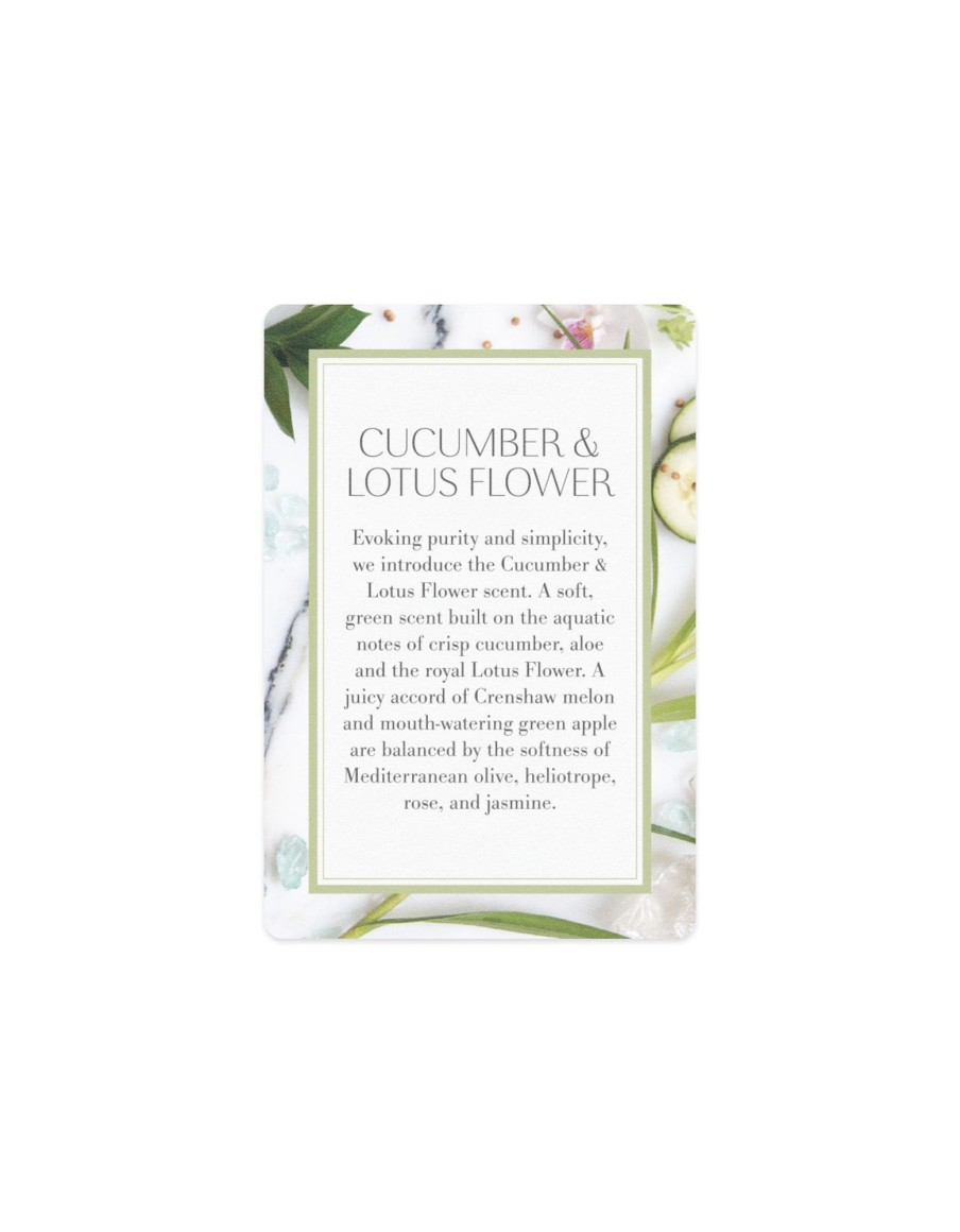 More Antica Farmacista | Scented Card - Cucumber & Lotus Flower