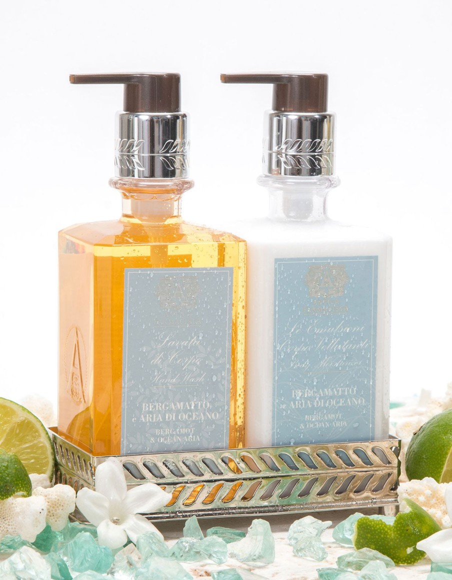 More Antica Farmacista | Nickel Bath & Body Gift Set: Bergamot & Ocean Aria