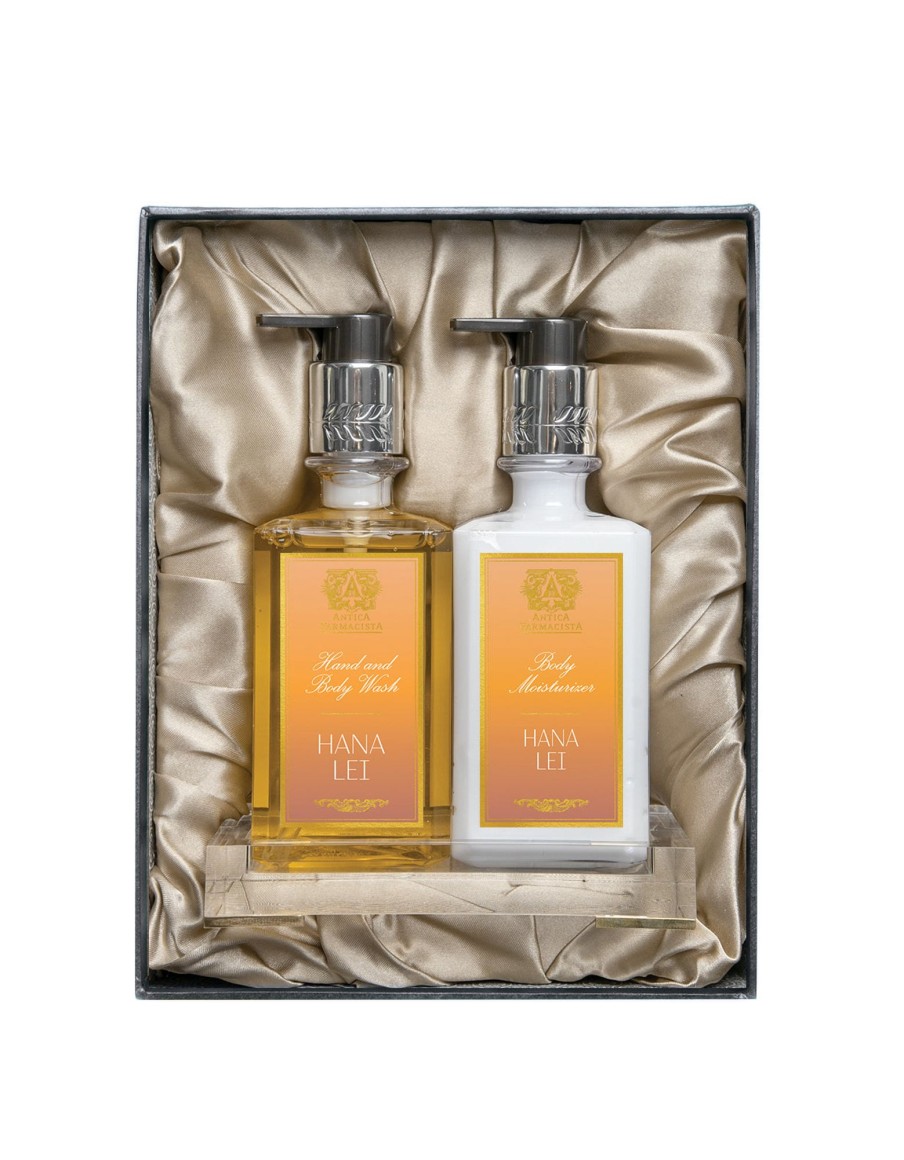 More Antica Farmacista | Acrylic Bath & Body Gift Set: Hana Lei