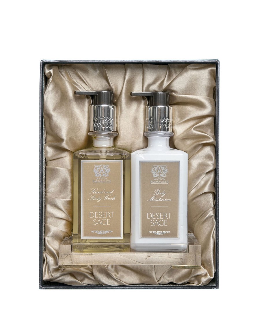 More Antica Farmacista | Acrylic Bath & Body Gift Set: Desert Sage