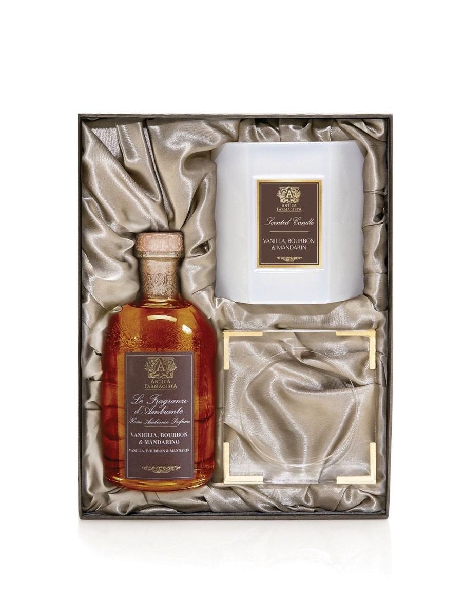 More Antica Farmacista | Acrylic Home Ambiance Gift Set: Vanilla, Bourbon & Mandarin