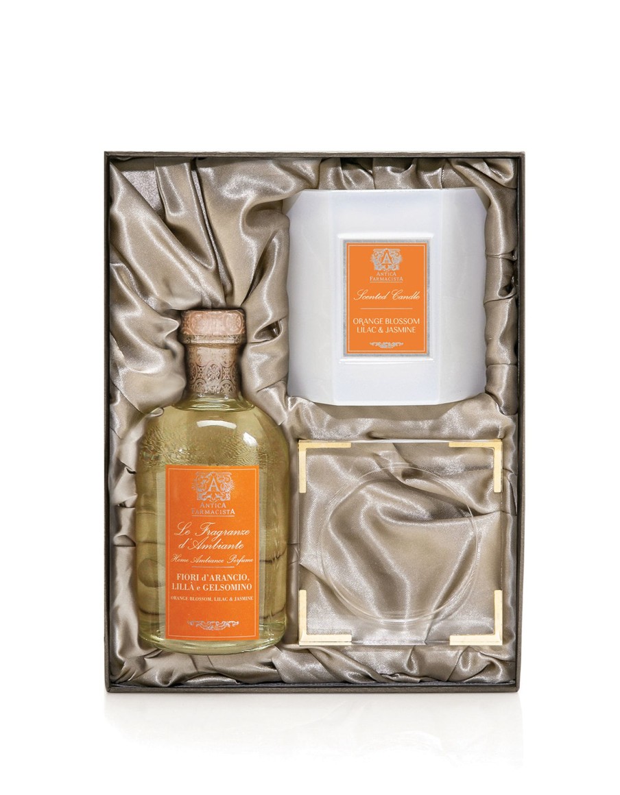 More Antica Farmacista | Acrylic Home Ambiance Gift Set: Orange Blossom, Lilac & Jasmine