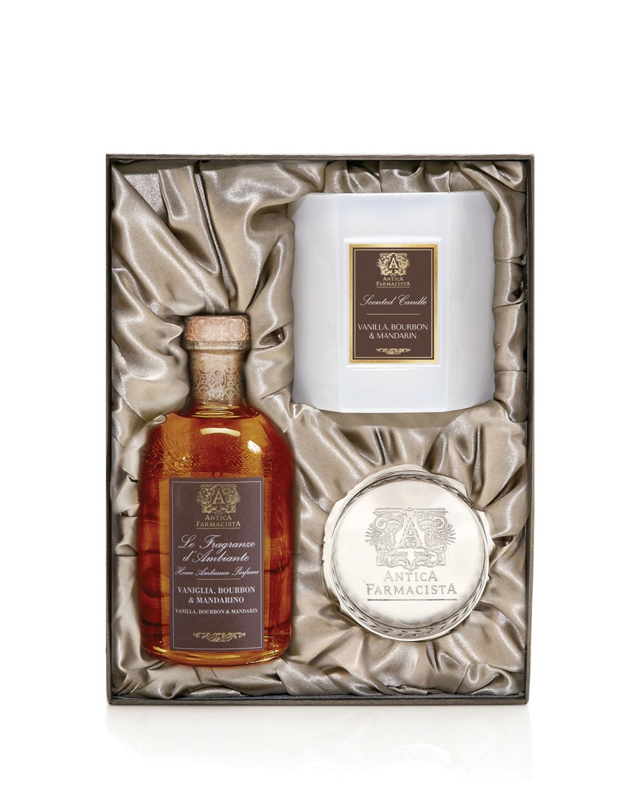 More Antica Farmacista | Nickel Home Ambiance Gift Set: Vanilla, Bourbon & Mandarin