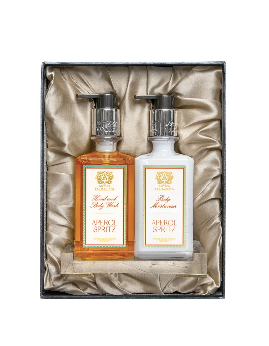 More Antica Farmacista | Acrylic Bath & Body Gift Set: Aperol Spritz