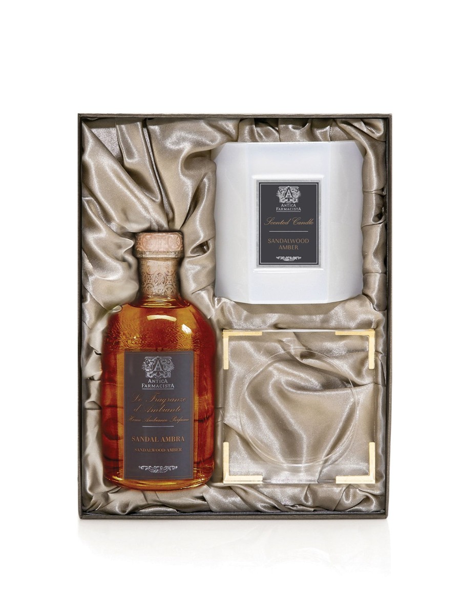 More Antica Farmacista | Acrylic Home Ambiance Gift Set: Sandalwood Amber