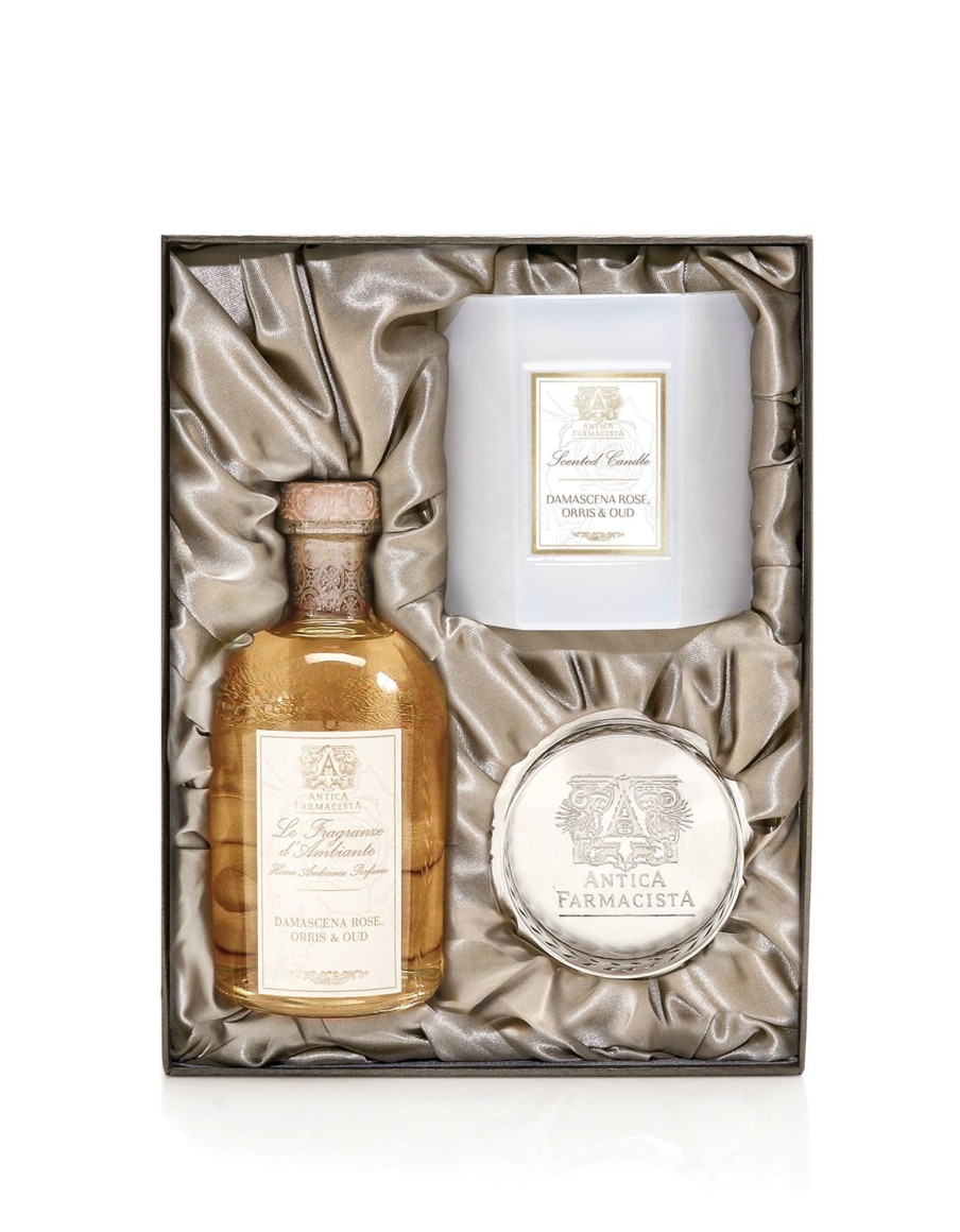 More Antica Farmacista | Nickel Home Ambiance Gift Set: Damascena Rose, Orris & Oud