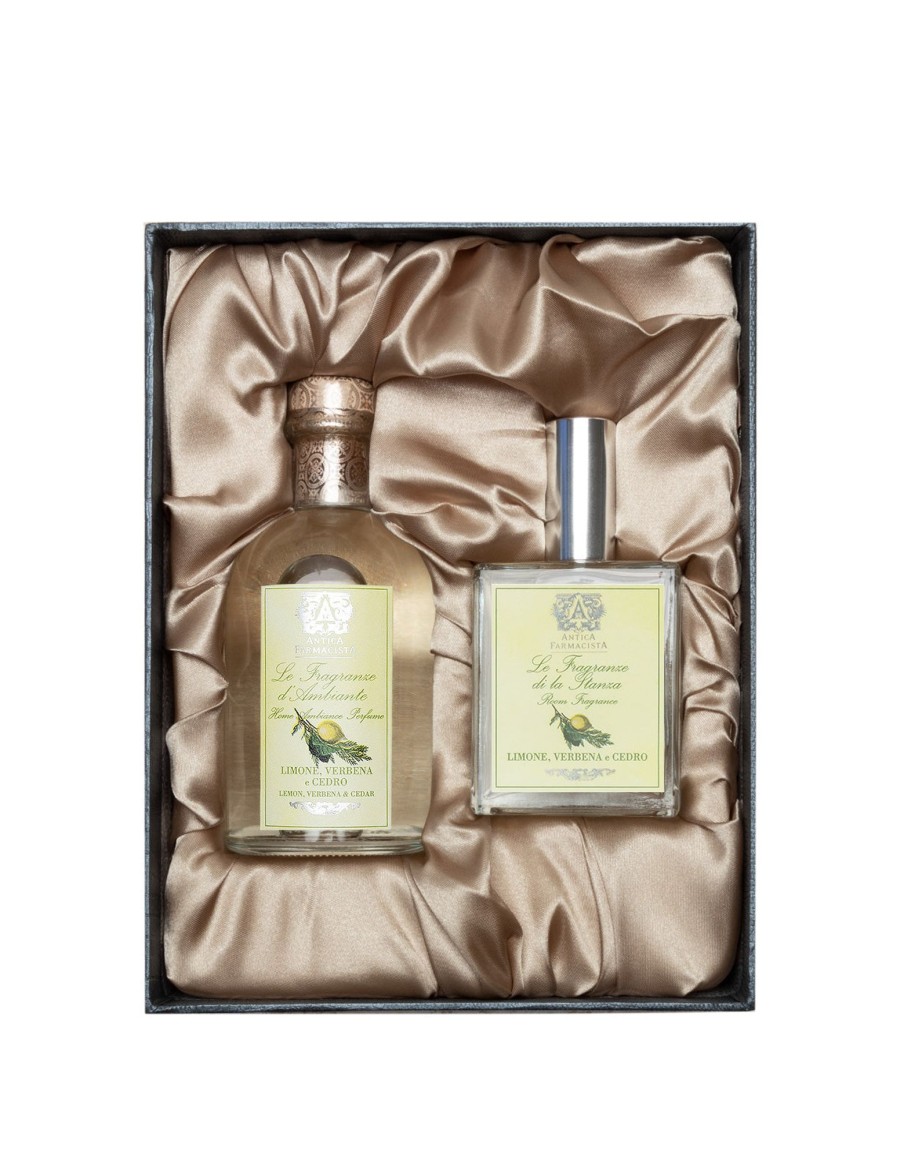 More Antica Farmacista | Room Spray Diffuser Set: Lemon, Verbena & Cedar